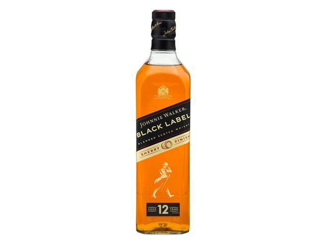 Combo Johnnie Walker Black Label Sherry 750ml+Copo Stanley Black