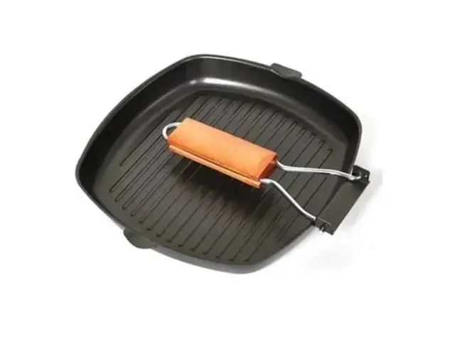 Sartén Parrilla Cocina Grill Cuadrado Antiadherente 24 cm