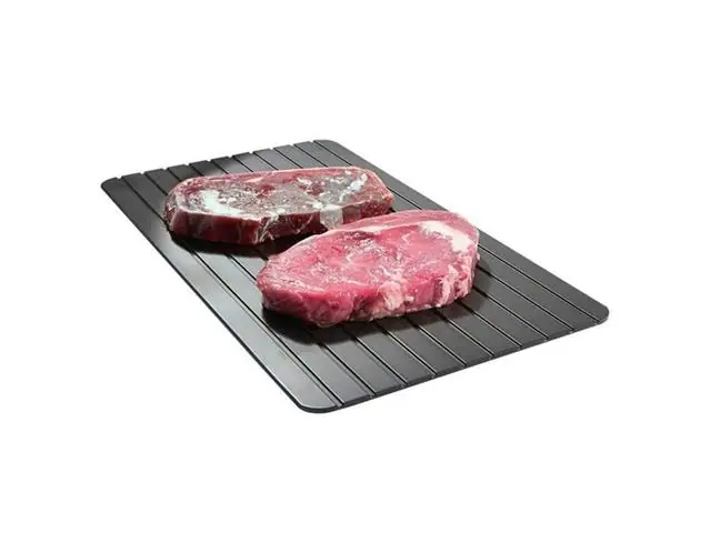 Bandeja Descongeladora Rápida Carne Tabla Aluminio