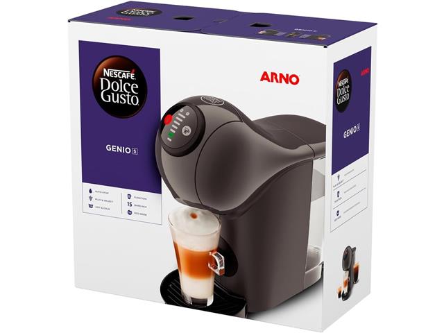 Cafeteira Espresso Nescafé Arno Dolce Gusto Genio S Basic Grafite 220V - 6