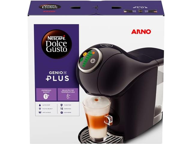 Cafeteira Espresso Nescafé Arno Dolce Gusto Genio S Plus Cinza 110V - 5