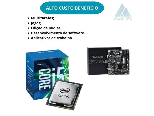 Computador MultiPc Core I5 6ª Gen 8GB RAM SSD 240GB Windows 10 Pro - 4