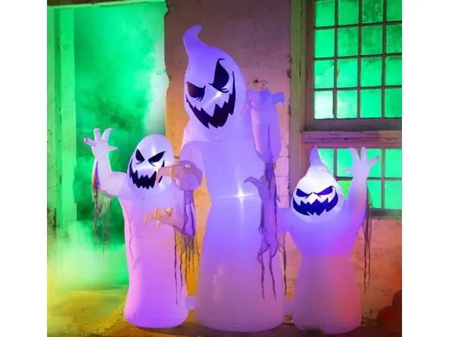 Inflable de Fantasma 2,44 m con luz led