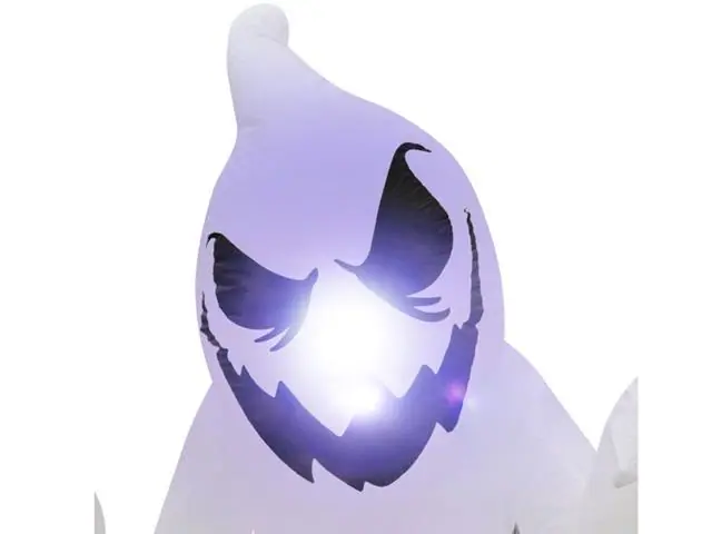 Inflable de Fantasma 2,44 m con luz led