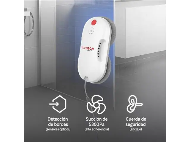 Robot Limpiavidrios Limpiador Inteligente Osoji Mado