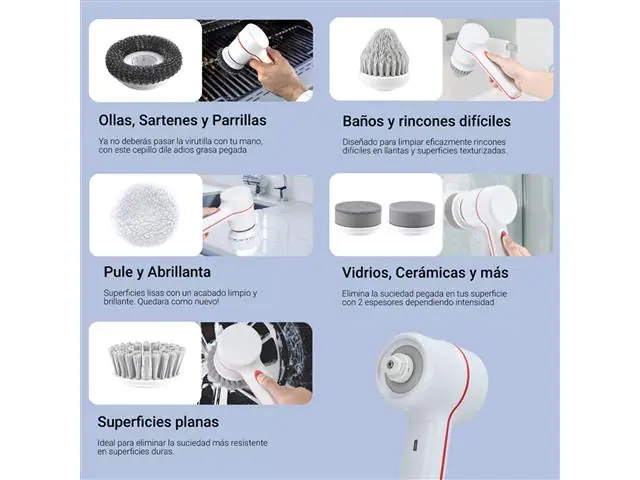 Escobilla Eléctrica Limpieza Multi-Usos Osoji B100