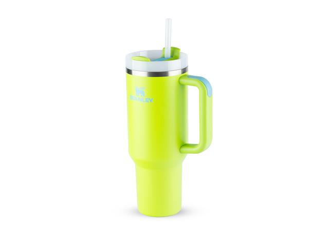 Copo com Canudo Stanley Quencher 2.0 Bright Lime 1,180 Litros - 1