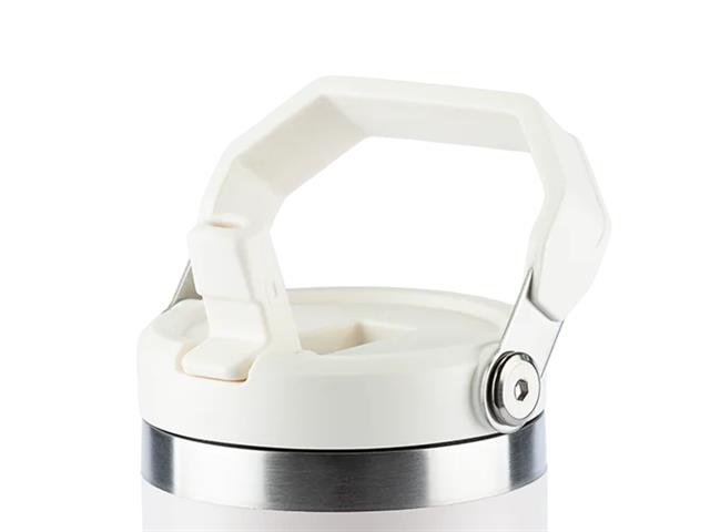 Garrafa Tumbler Térmico Flip Straw Stanley Rose Quartz 887ML - 4