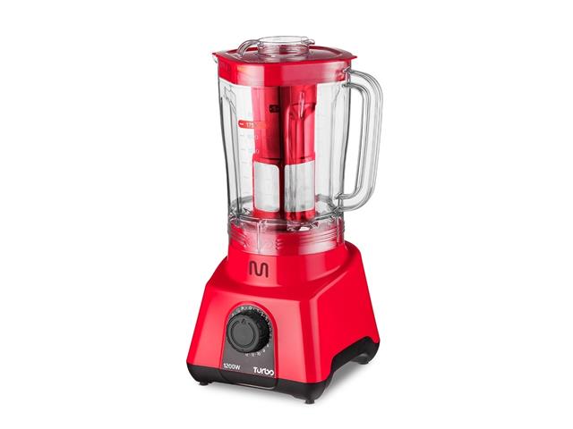 Liquidificador Multi Turbo 1.200W 12 Velocidades 2,6L Vermelho 110V - 1