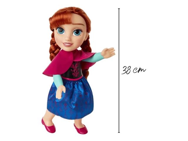 Boneca Anna Toddler Frozen 38cm Princesas Disney Multikids - 2
