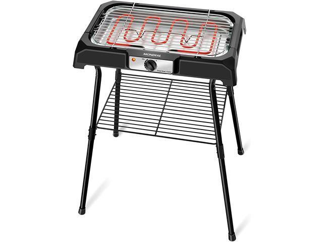 Churrasqueira Elétrica Grand Steak & Grill II 2000W Preta Mondial - 1