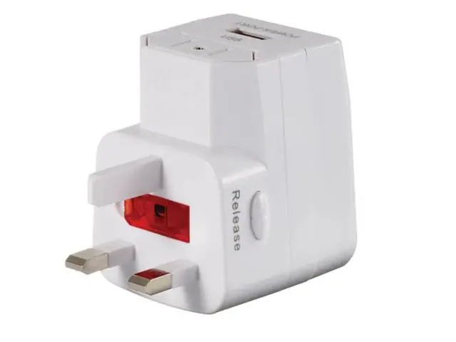 Adaptador De Corriente Universal Con Puerto Usb