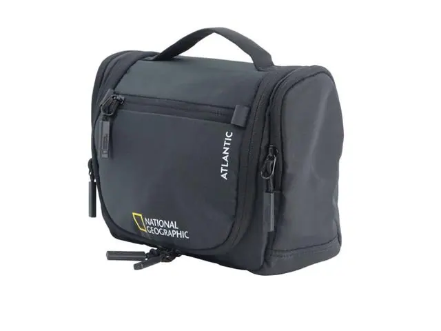Neceser De Viaje Rpet Colgante Atlantic Negro