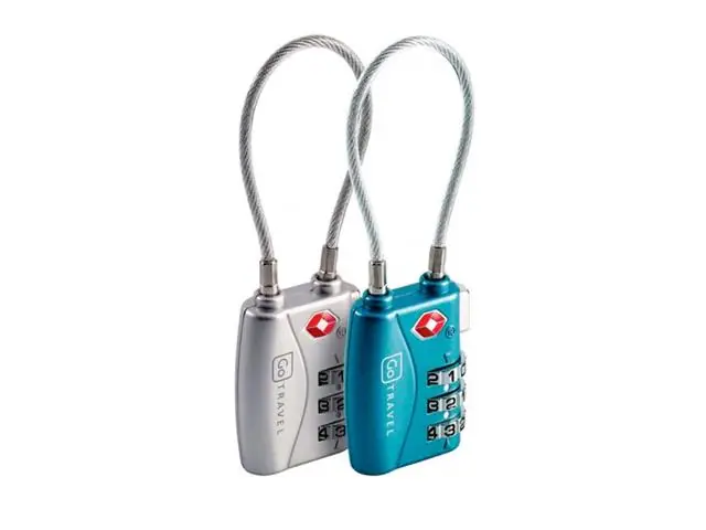 Par Candados Cable TSA