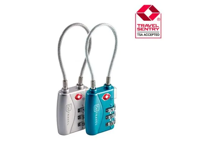 Par Candados Cable TSA