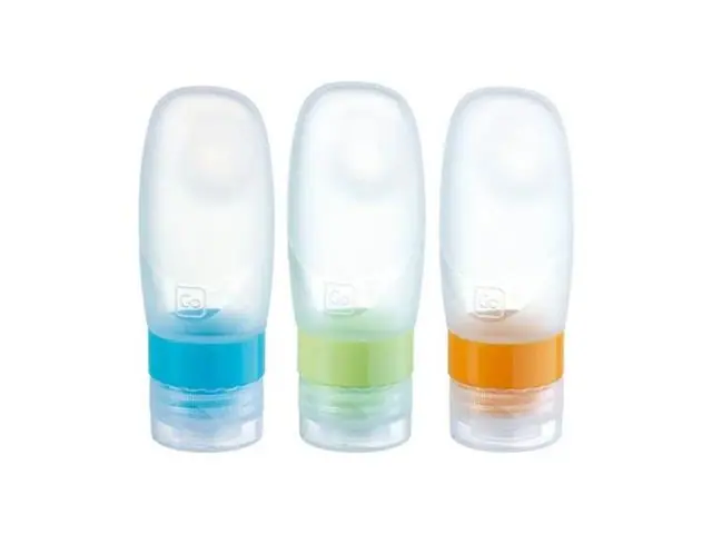 Trio Botellas De Silicona Go Travel