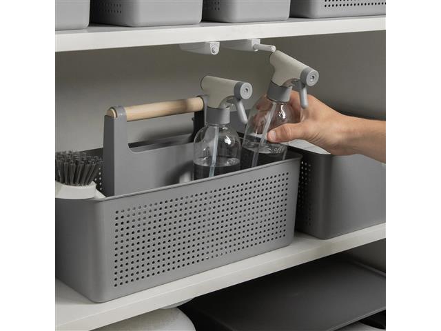 Organizador Multiuso 8 Litros OU Flow Chumbo - 3