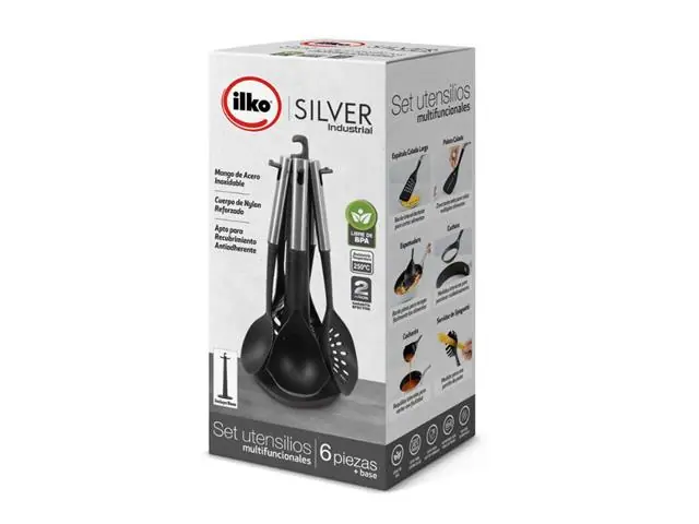 Set Utensilios Silver ilko