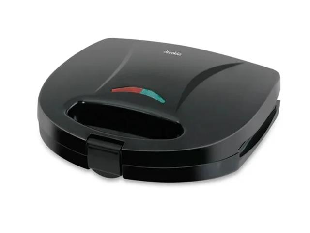 SANDWICHERA GRILL DECAKILA 850 WATTS CAPACIDAD PARA 2 PANES