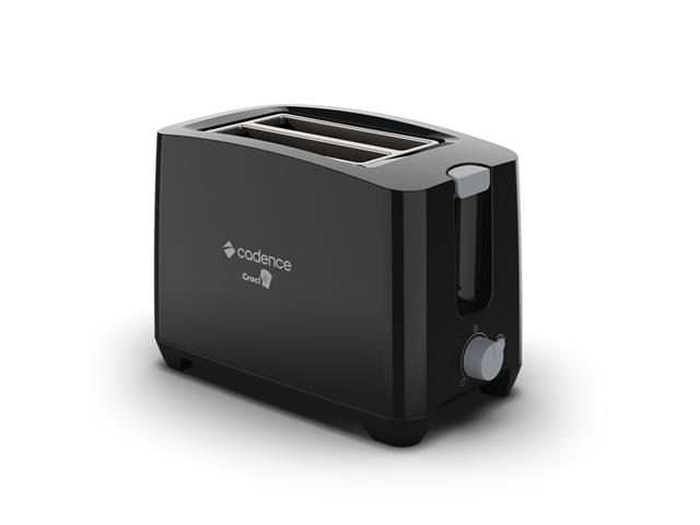Torradeira Elétrica Cadence Croc! Preta 110V - 1