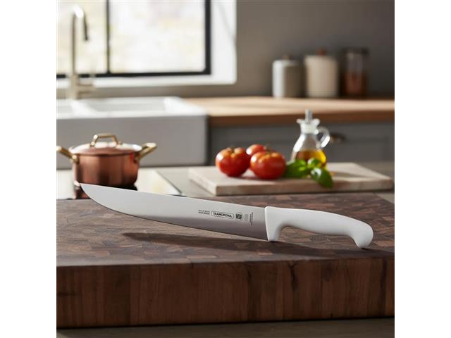 Faca para Carne Tramontina Profissional Inox e Cabo Branco 12" - 1