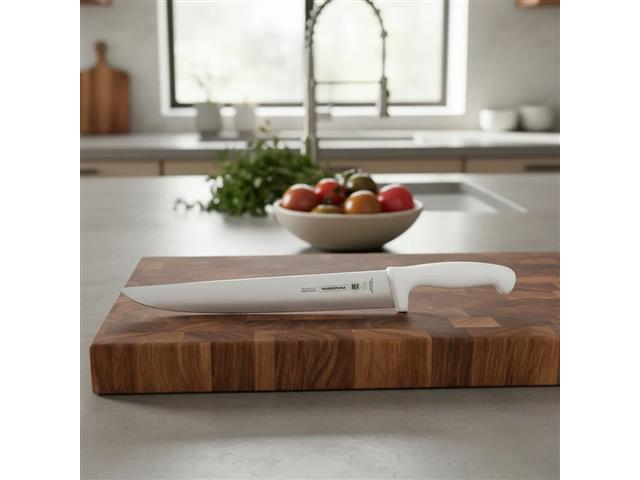 Faca para Carne Tramontina Profissional Inox e Cabo Branco 12" - 5