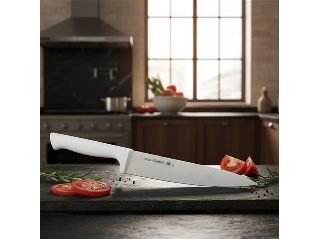 Faca para Carne Tramontina Profissional Inox e Cabo Branco 8" - 1