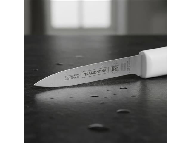 Faca para Legumes Tramontina Profissional Inox e Cabo Branco 3" - 5