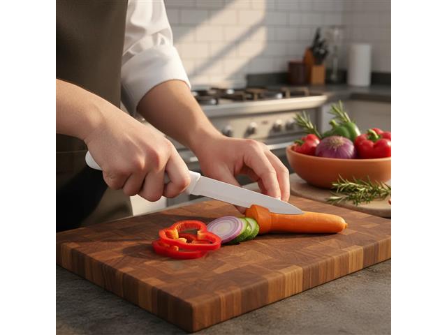 Faca para Legumes Tramontina Profissional Inox e Cabo Branco 3" - 8