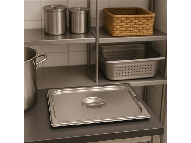 Tampa para Cuba GN 1/1 Tramontina em Aço Inox com Recorte para Alças - 2