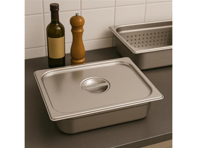 Tampa para Cuba GN 1/1 Tramontina em Aço Inox com Recorte para Alças - 3