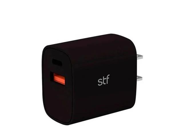 CARGADOR PARED 2 SALIDAS USB Y TIPO C CARGA RÁPIDA