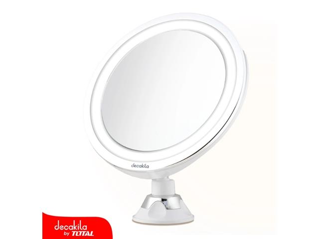 Espejo LED De Aumento Para Maquillaje 5X Con Luz LED