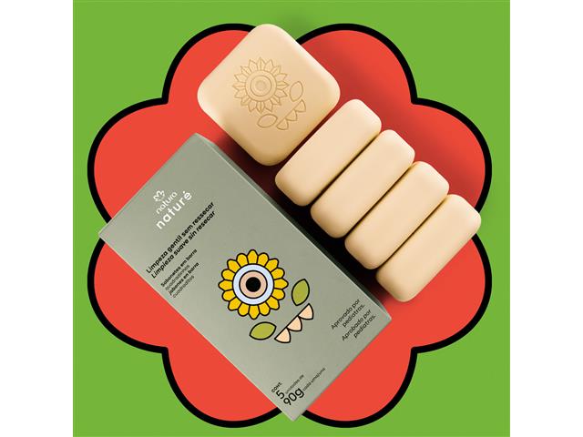 Sabonetes em Barra Naturé Quadradinhos 5 Unidades - 1