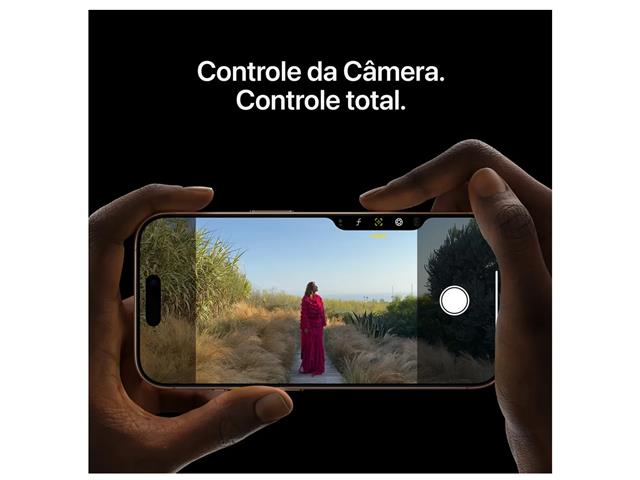 iPhone 16 Pro Apple 512GB 5G A18 6,3" Câm Tripla 48MP Titânio Branco - 5