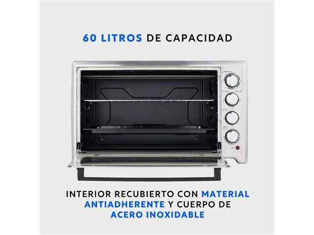 Horno eléctrico Oven Master 60 L + Convección y Spiedo EasyWays