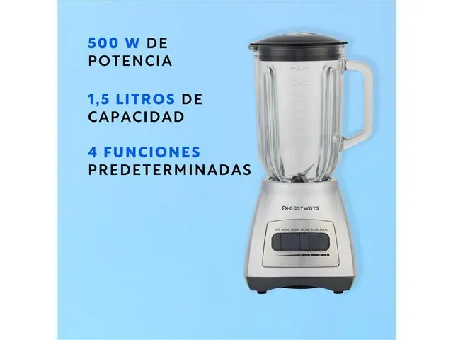 Licuadora Crush n' roll Silver  1,5 Litros EasyWays