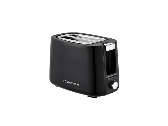Tostador Toast Master 2 rebanadas Negro EasyWays