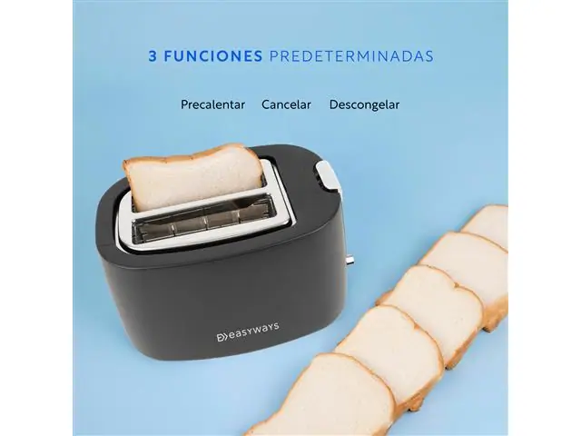 Tostador Toast Master 2 rebanadas Negro EasyWays