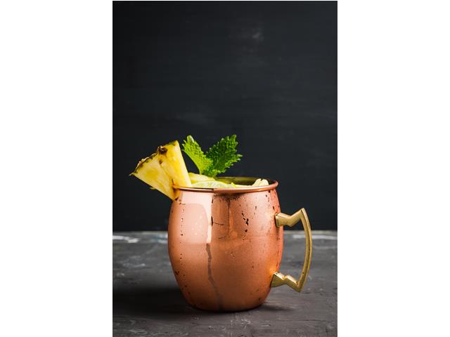 Vaso Moscow Mule Liso Cobre 550 ML