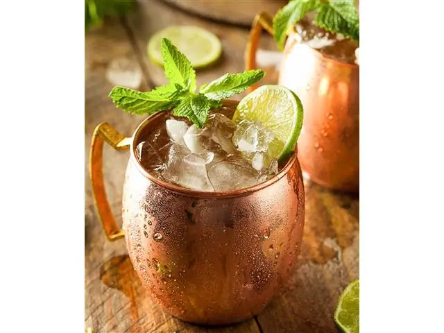 Vaso Moscow Mule Liso Cobre 550 ML
