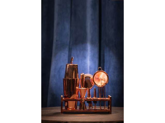 Set Coctelería 12 Piezas - Cobre