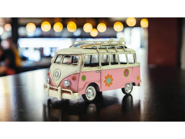 Auto Combi Metal Rosada 28 CM