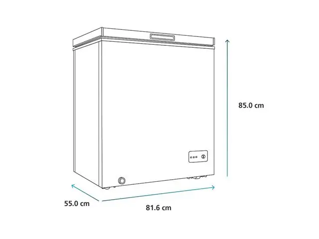 Congelador Horizontal 198 L Mabe Blanco