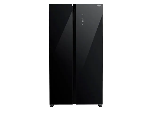Refrigerador SBS Mabe 631L Black Glass