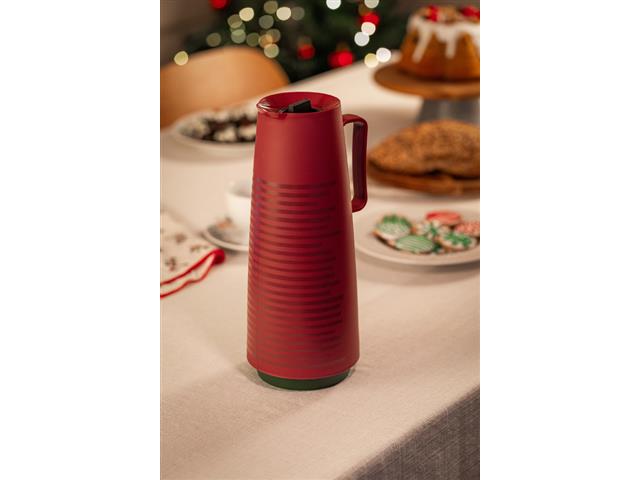 Bule Térmico Tramontina Casa Natal Vermelho 1 L - 5