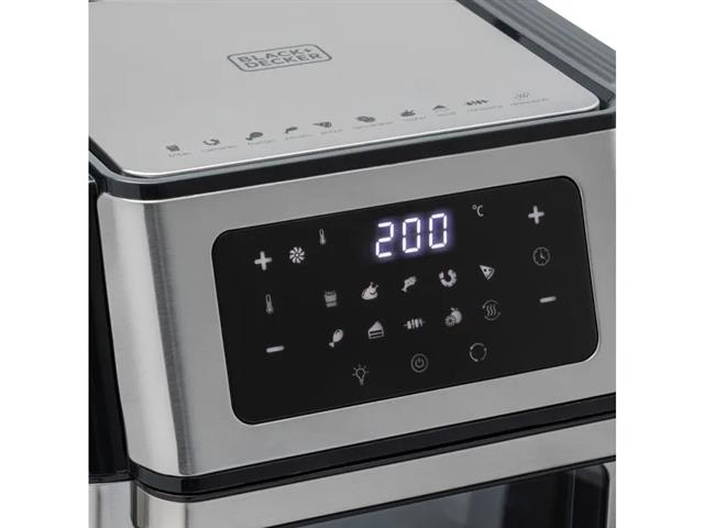 Airfryer Over Black+Decker 5 em 1 Gourmand Gris AFO12G 110V - 3