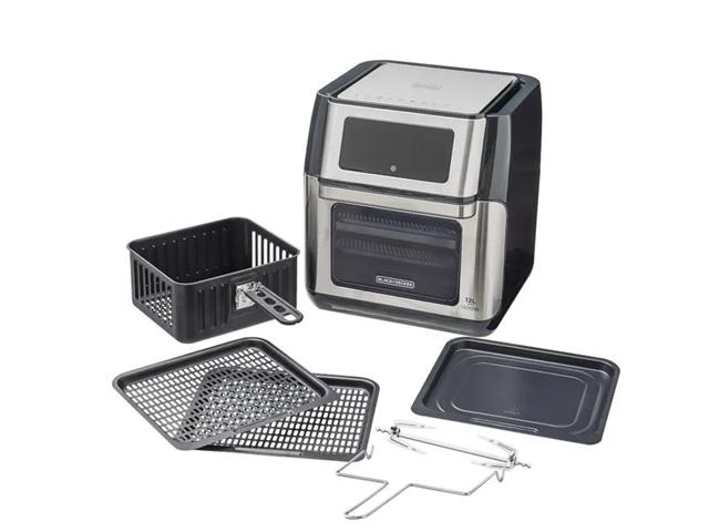 Airfryer Over Black+Decker 5 em 1 Gourmand Gris AFO12G 110V - 4