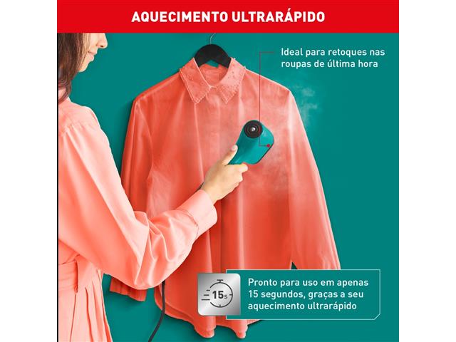 Vaporizador Arno Pure Pop Verde Higieniza 1100W Portátil HS24 110V - 3