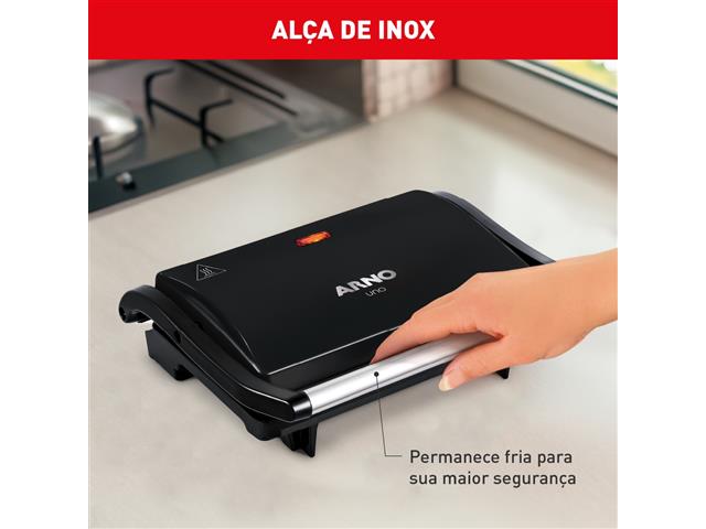 Grill Arno Compact Preto GPTO 110V - 2